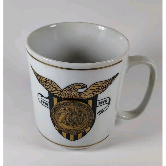 VTG Bicentennial Mug Cup Celebration of Independence USA 200th Anniv. 1776-1976 - Picture 1 of 8